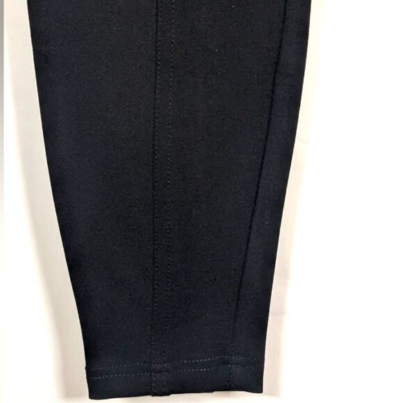 Torrid Deep Black Elastic Side Ponte Luxe Legging Front & Back Hems Hem Size 0R - Picture 7 of 12